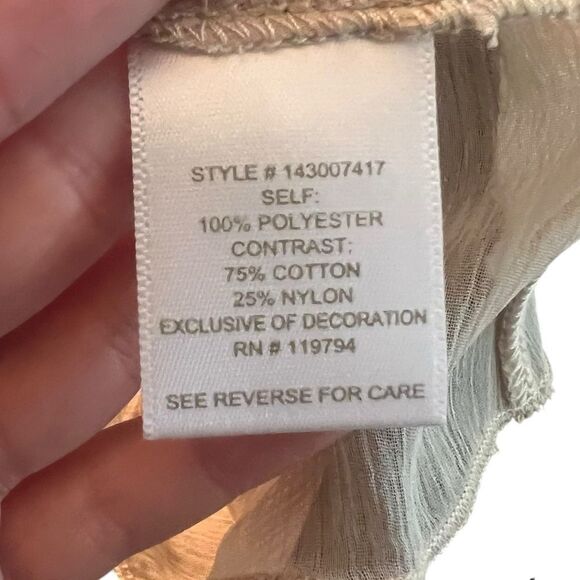 3 for $30! One world patterned embellished tank top - Picture 5 of 8